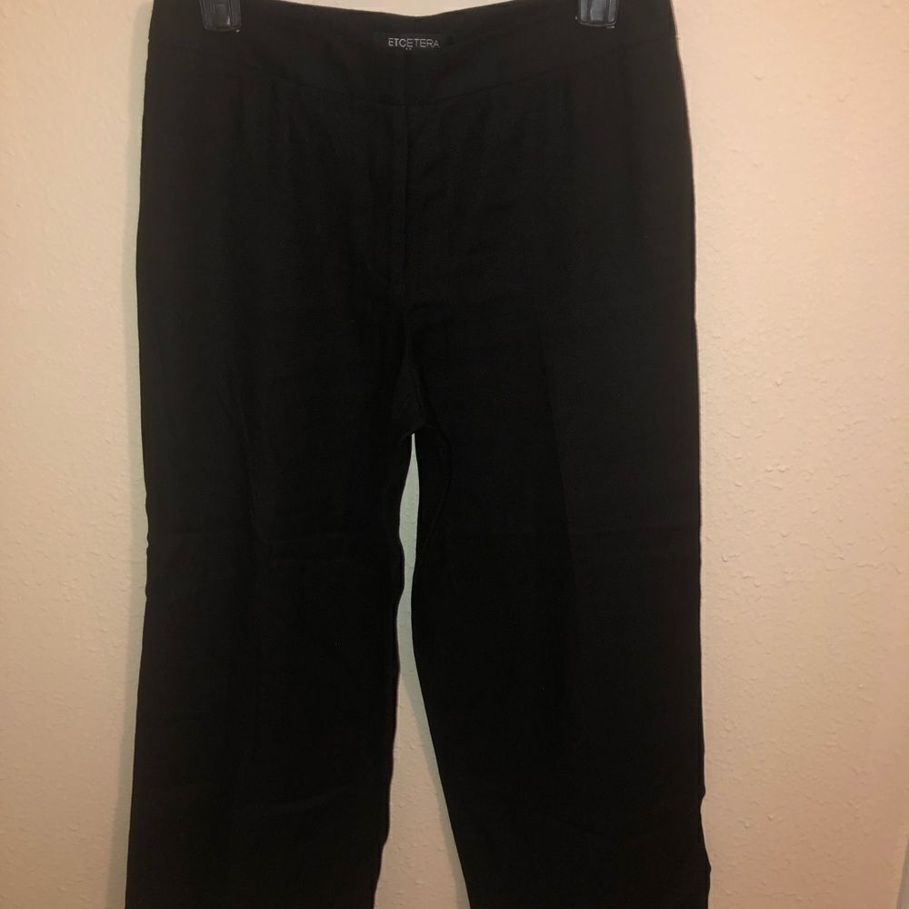 Wide Leg Linen Trousers